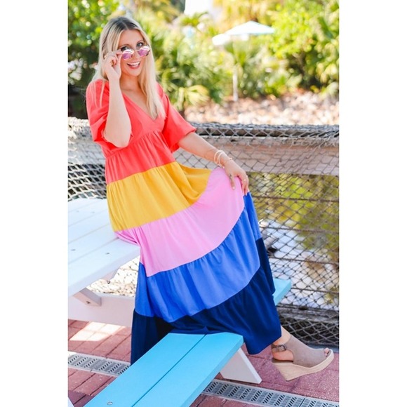 I LIVE MY DAYS MAXI DRESS - Picture 4 of 4